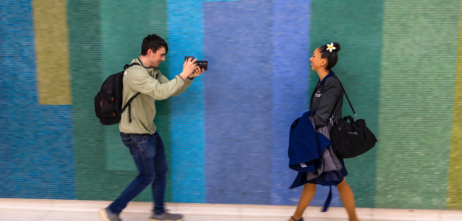 Behind the scenes